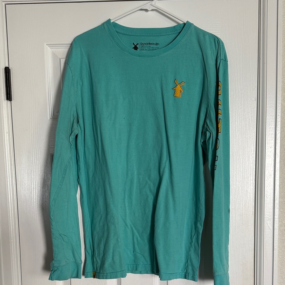 Dutch Bros Aqua Long Sleeve Tee